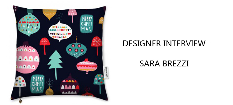 SARA BREZZI DESIGNER CUSHION