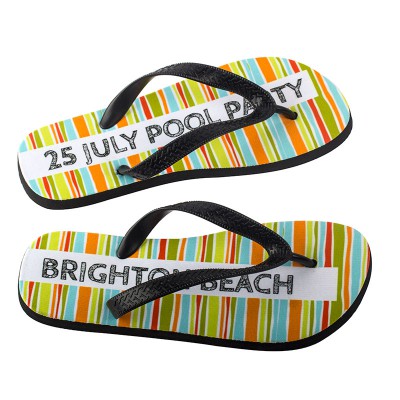 personalised flip flops