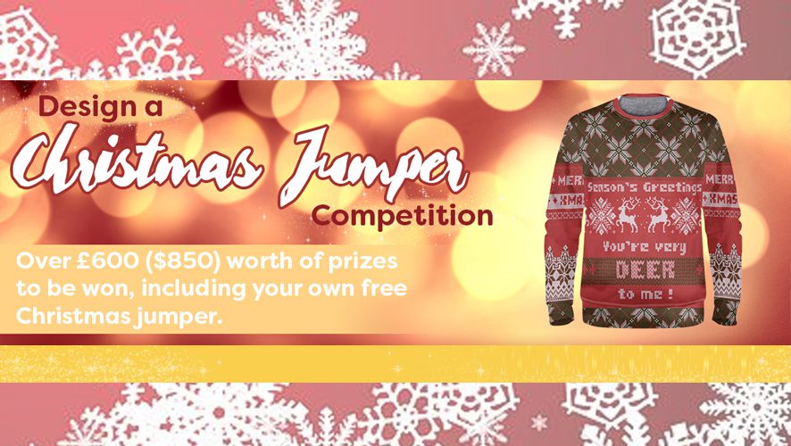 christmas jumper design competition banner
