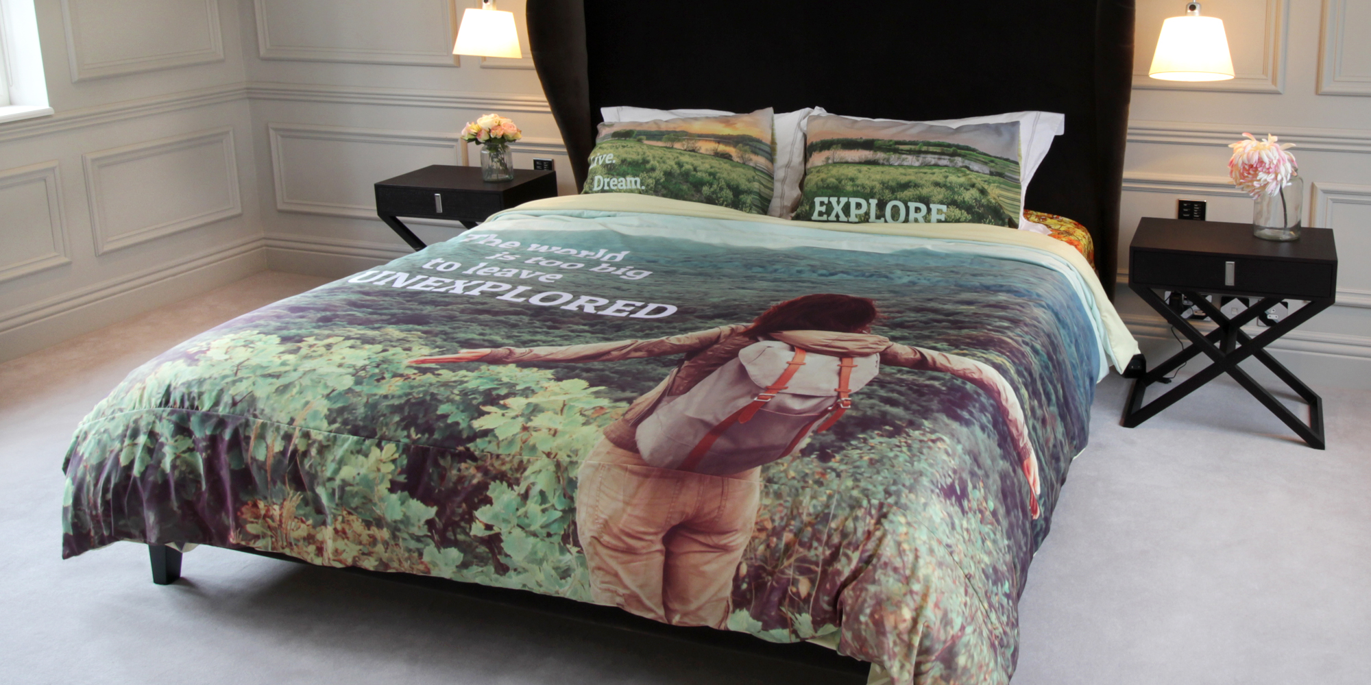 personalised duvet with photos