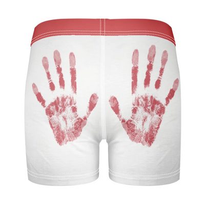 personalised handprint boxers