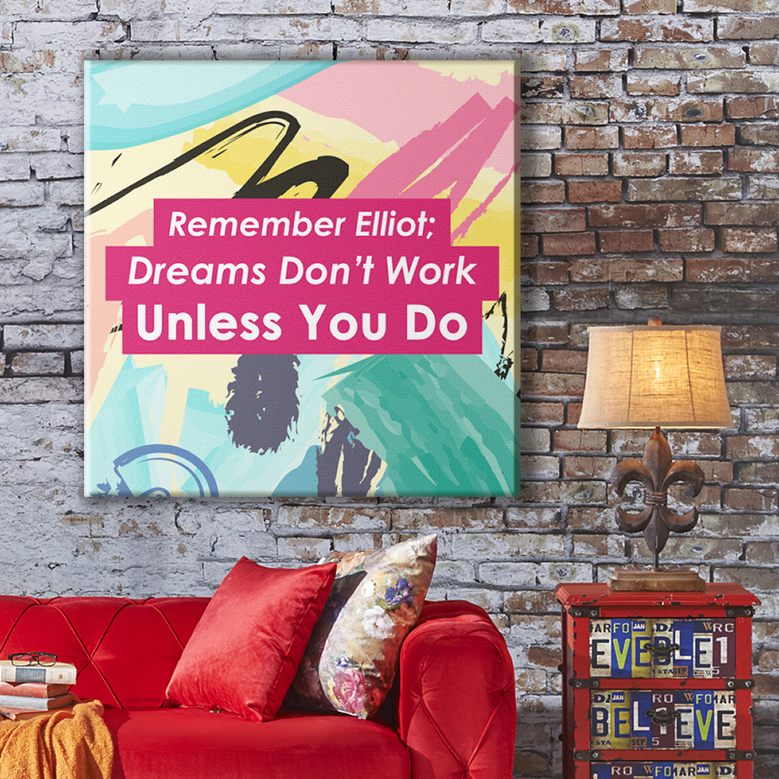 motivational wall art canvas