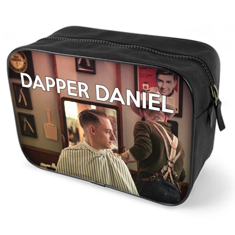 personalised wash bag for men