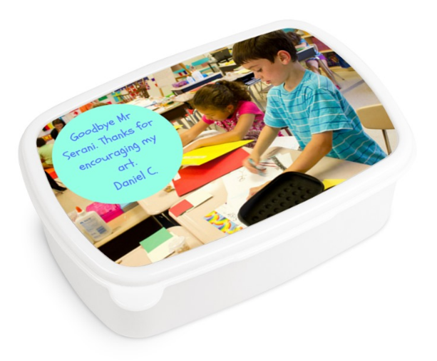 lunchbox personalised gifts for teachers