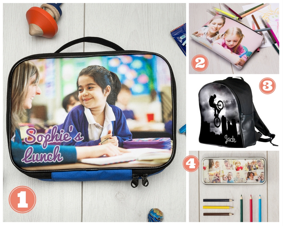 personalised lunchbox and pencil case