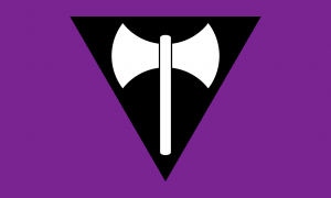 traditional lesbian pride flag