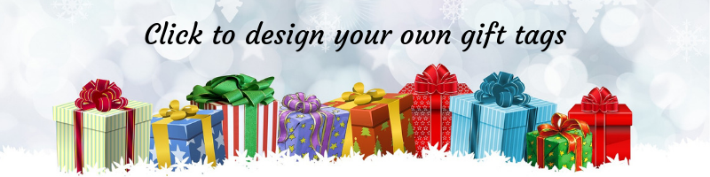 Click to design your own gift tags