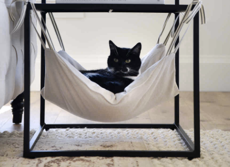 beginner sewing project cat hammock