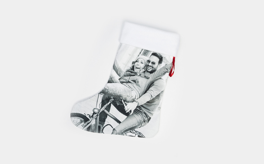 Personalised stocking with photo