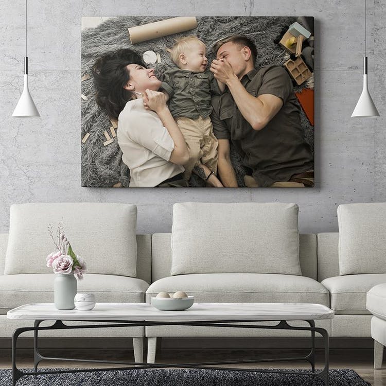 personalised photo canvas to show your love