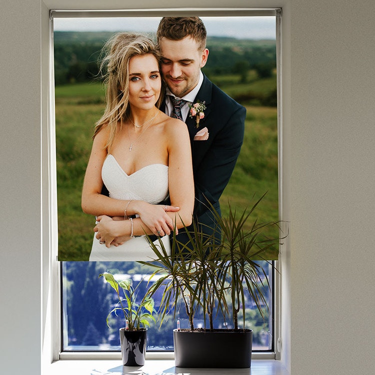 custom wedding blind