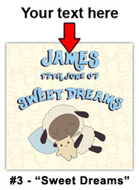 personalised baby comfort blanket