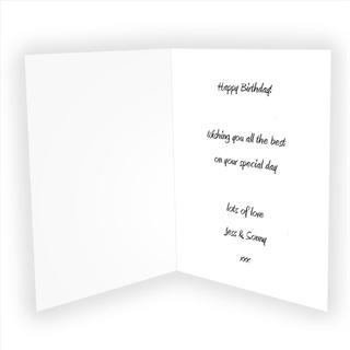 photo greetings card