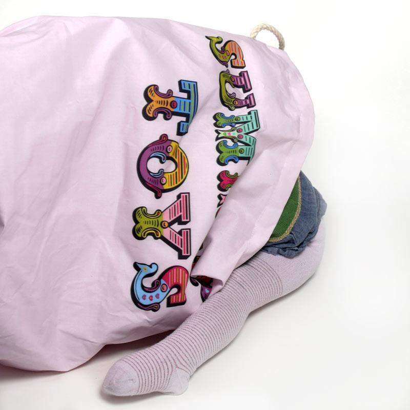 Custom Laundry Bag or Toy Bag. Big Home Storage Bag Bags Of Love