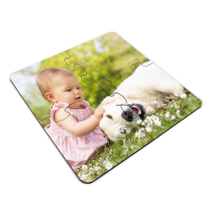 Jigsaw Puzzle Coasters Set Personalised With Photo Bags Of Love