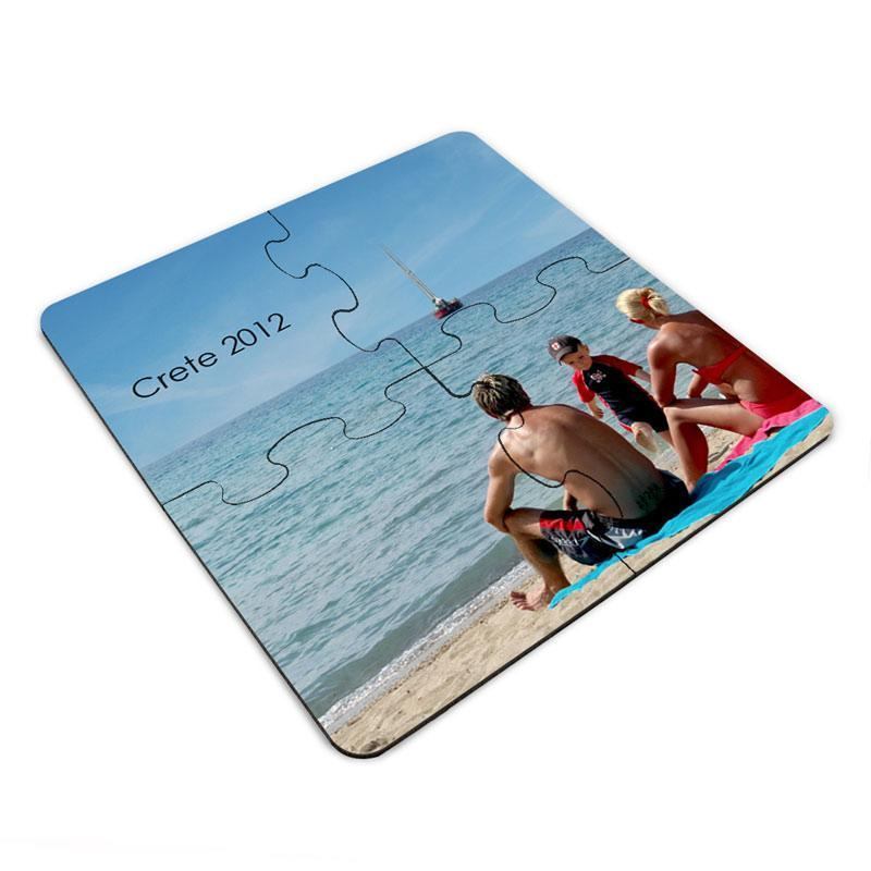 Jigsaw Puzzle Coasters Set Personalised With Photo Bags Of Love